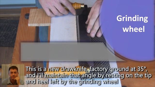 Sharpening a Drawknife on Diamond Stones смотреть онлайн