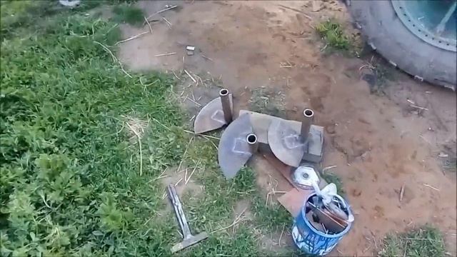 тяпки из диска циркулярной пилы.тяпка своими руками.как сделать тяпки для картошки смотреть онлайн