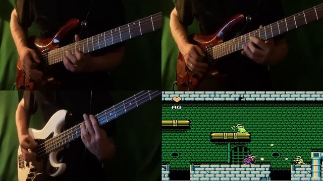 [nes] Darkwing Duck - Liquidator's Sewer (guitar&bass Cover)