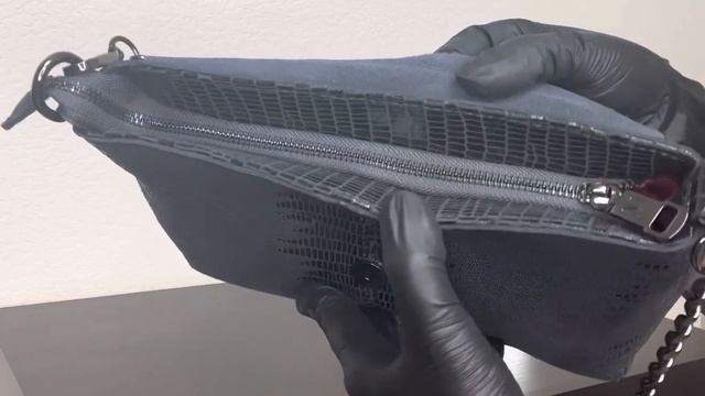 Сумка из натуральной замши с лазерной обработкой смотреть онлайн