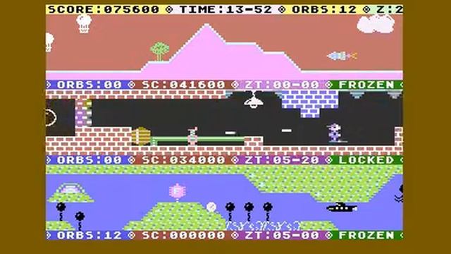 RoePipi plays Timeslip (Normal level, Commodore 16 / Plus4, VICE emulator) смотреть онлайн