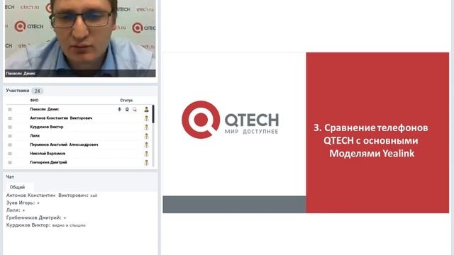 IP-телефония QTECH. Вебинар от 01.11.2018