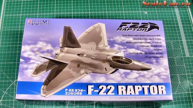 F-22 RAPTOR with engine FUJIMI 72221 смотреть онлайн