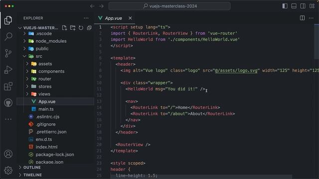 05 Powering Up VS Code P1 Vue.js 3 Official Extension смотреть онлайн