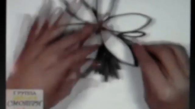 Снежинка из картонных рулонов на Новый год смотреть онлайн