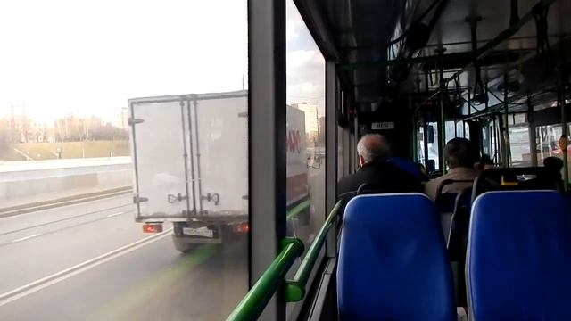 Поездка на автобусе ЛиАЗ-5292.20 № 160755 Маршрут № 184 Москва смотреть онлайн