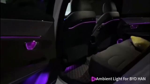 BYD HAN Car Interior Ambient Light смотреть онлайн