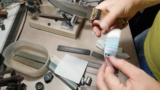 Заточка булатного ножа 3ч. "Финиш" :) смотреть онлайн