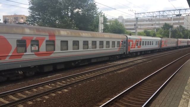 ЧС7-285 с поездом 082И Москва-Улан-Удэ смотреть онлайн