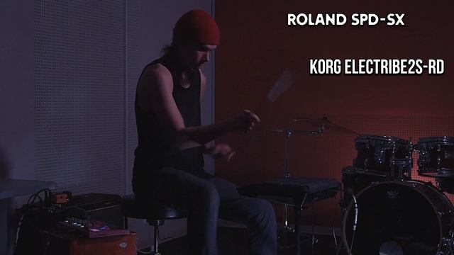 Roland spd sx, KORG ELECTRIBE2S-RD. смотреть онлайн