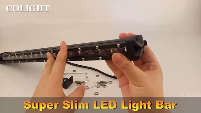 CO LIGHT A10 Ultra-Slim Single Row 6D Lens LED Light Bars смотреть онлайн