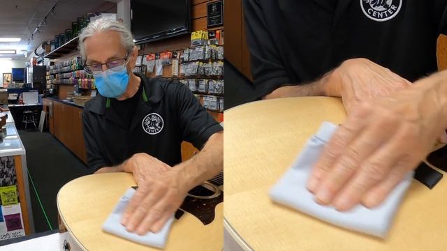 Sanitize your guitar the Taylor-recommended way - Jim's Music Center смотреть онлайн