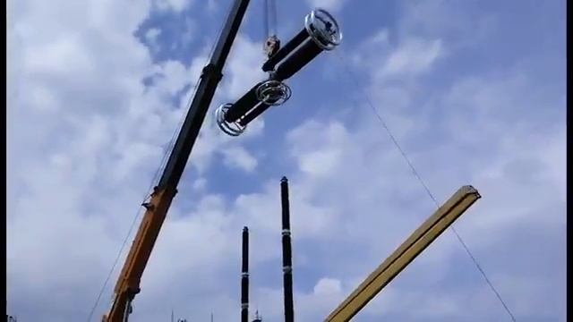 Монтаж Элегазового Выключателя 750 кВ смотреть онлайн