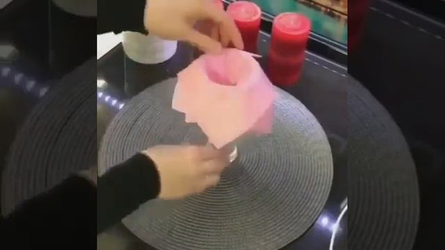 Шикарная сервировка салфеток для праздничного стола смотреть онлайн