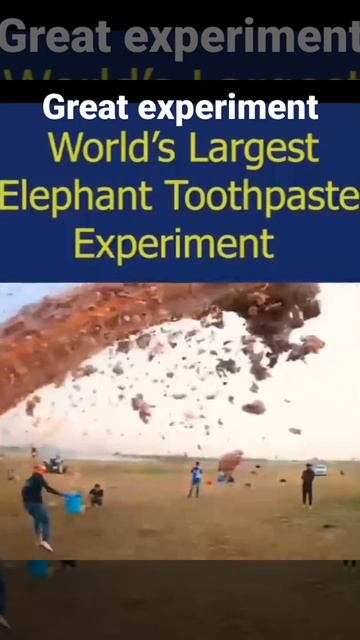 world's largest elephant toothpaste experiment by crazy xyz #shorts #experiment смотреть онлайн