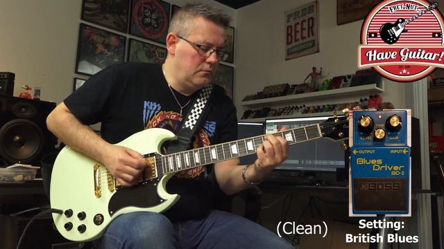 Blues Driver BD-2 by BOSS (pedal test / review) смотреть онлайн
