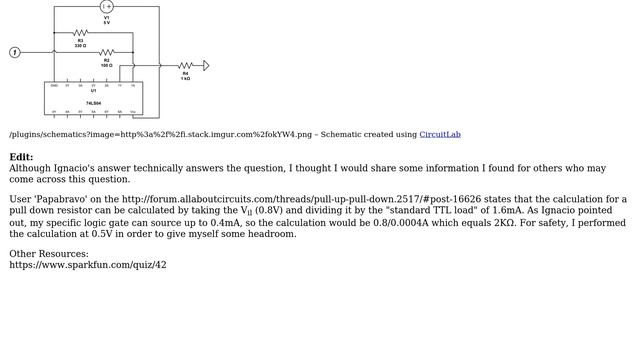 Electronics: Pull down resistor on logic gate input (2 Solutions!!) смотреть онлайн