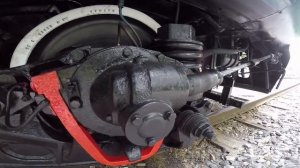 GoPro - Тележка и буксa дизель-поезда ДР1А / DR1A DMU bogie and first axle wheelcam