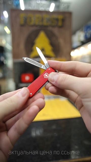 Нож-брелок Victorinox Classic Colors Alox Sweet Berry 58мм смотреть онлайн