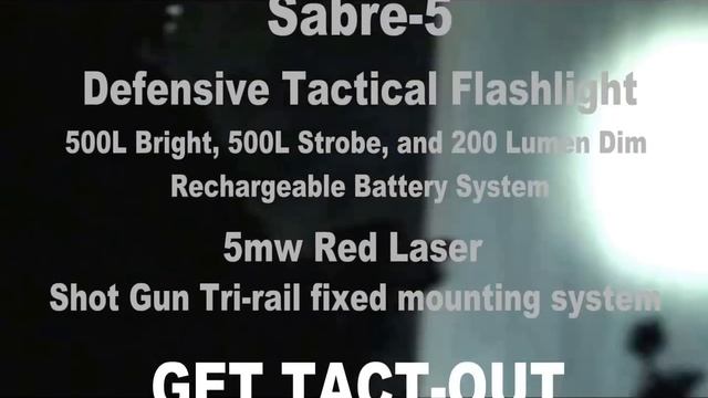 Using a Saiga 12 to test Sabre-5 tactical 500 lumen light and 5mw Red laser from TACT-OUT.wmv смотреть онлайн