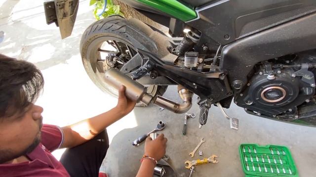 DOMINAR 400 BS6 EXHAUST CHANGE | DOMINAR 400 BEST EXHAUST |