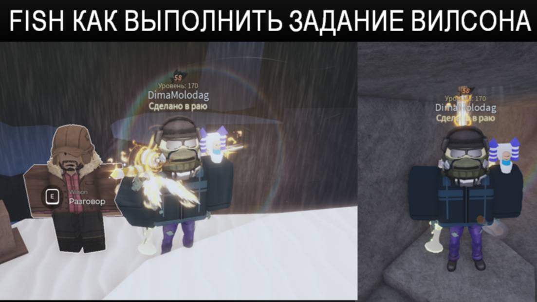 FISH как выполнить задание вилсона смотреть онлайн