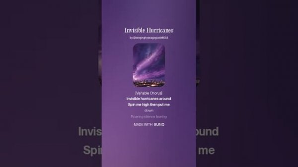 Invisible Hurricanes