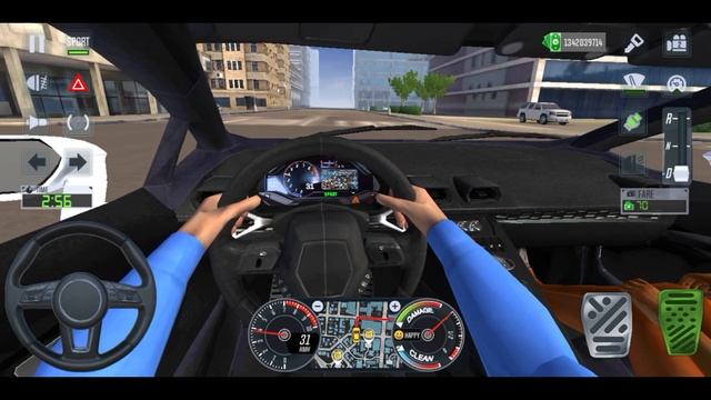 Taxi Simulator 3D - Interior Taxi Driver: Lamborghini Simulator #31 Car Game Android Gameplay смотреть онлайн