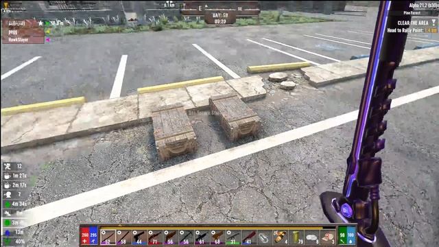 7 Days To Die Darkness Falls Pt27 Day 49 Horde Max settings смотреть онлайн