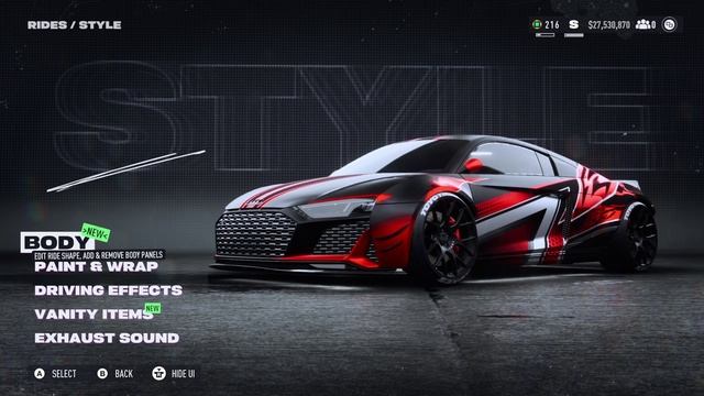 Audi R8 Coupe V10 performance quattro (2019) Билд S Класс