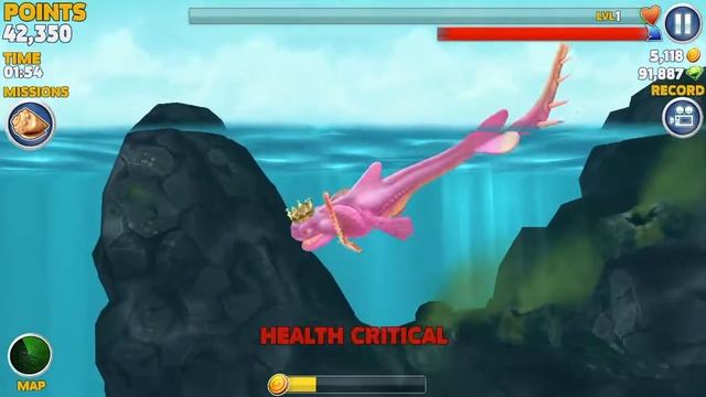 Играю в hungry shark номер 1 смотреть онлайн