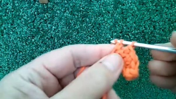 Уроки вязания крючком для начинающих/ Как вязать двойные столбики без накида