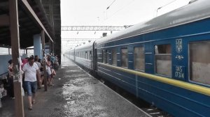 Поезд №318Ш Одесса — Запорожье на ст. Одесса-Восточная