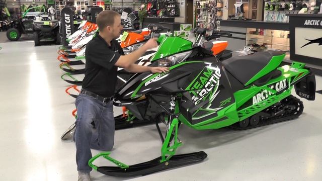 2015 Arctic Cat ZR 6000 RR 129" Black & Green смотреть онлайн