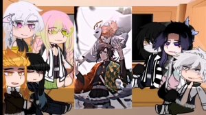 Hashiras react to Tomioka Giyuu || sanegiyuu || sabigiyuu || 🇺🇲/🇷🇺 || Part 2