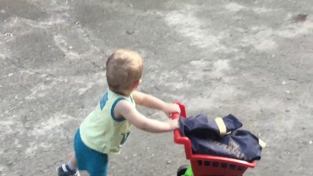 ТЕСТИРУЕМ ДЕТСКУЮ ТЕЛЕЖКУ ИЗ СУПЕРМАРКЕТА смотреть онлайн