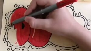 #12 Простое граффити на бумаге.