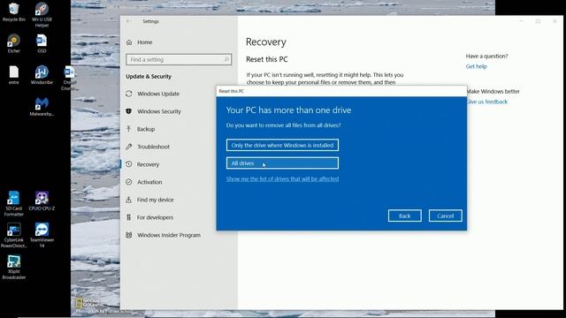 How to Erase and Factory Reset Your Windows 10 PC смотреть онлайн