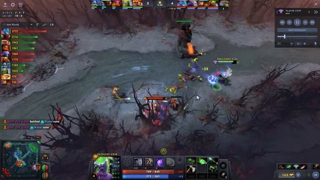 Ana safelane Faceless Void vs Troll Warlord/Tiny | First 10 minutes смотреть онлайн