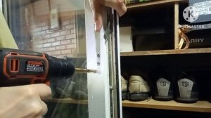 Установка второй ручки на балконную дверь! Студия live!