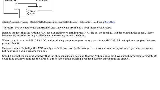 Arduino: Measure current across shunt resistor (Power Analysis) смотреть онлайн