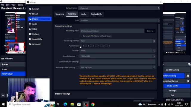 Cara Setting OBS Untuk Recording agar Tidak lag & Patah-patah смотреть онлайн