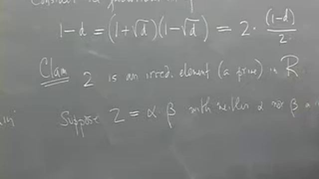 Abstract Algebra, Harvard E222, Fall 2003 - Lecture 34, Euclidean domains, PIDs, UFDs (Part 2) смотреть онлайн