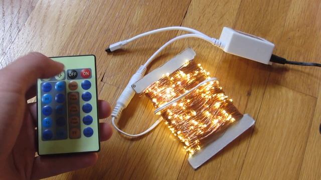 300 LED Copper Fairy Lights | 100 ft | Remote Control | Outlet Plug | 99 Feet | Christmas Lights смотреть онлайн