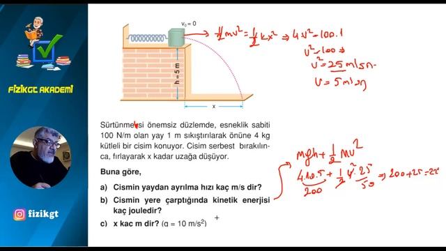 11.SINIF VE AYT-YAYLARIN ESNEKLİK POTANSİYEL ENERJİSİ- YENİ NESİL SORULAR+PDF- #2023AYT смотреть онлайн