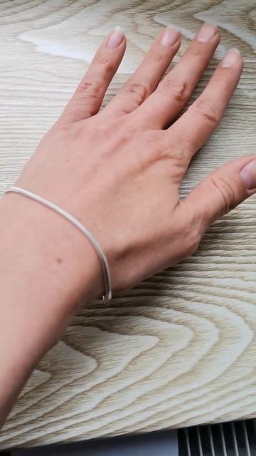 Серебряная цепочка Снейк диаметром 1.9 мм. Серебряная Змейка 925 пробы диаметр 1.9 мм. смотреть онлайн