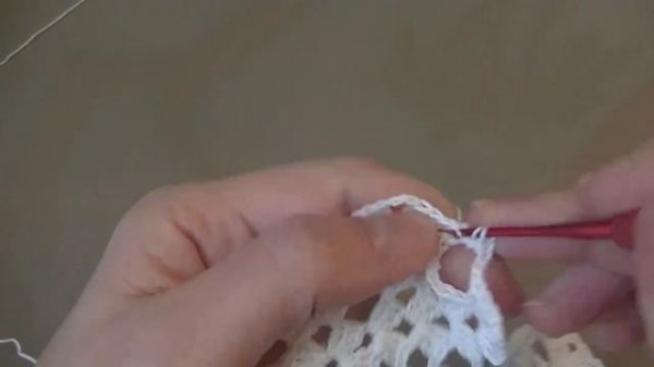 Овальная  салфетка. Часть 2.