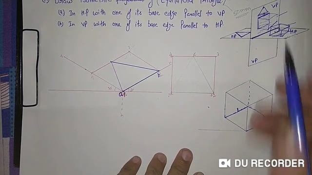 How to Draw Isometric Drawing /Projection of Triangular Plane in Horizontal & Vertical Planes смотреть онлайн