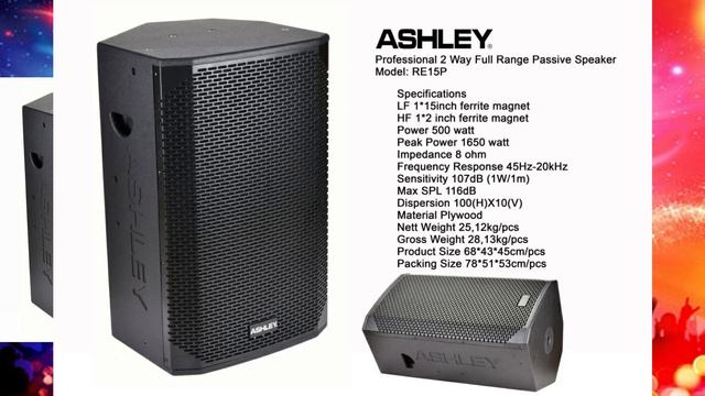 JENIS SPEAKER PASIF DARI ASHLEY | lengkap dari harga terendah sampai harga tertinggi ada disini смотреть онлайн