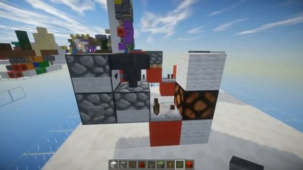 Minecraft Механизмы #22 Кнопка рычаг Т Триггер